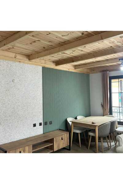 AGT Antalya Yıldız Duvar Lambri Profili Lb 2200 Soft Touch Su Yeşili - Kargo Bedava