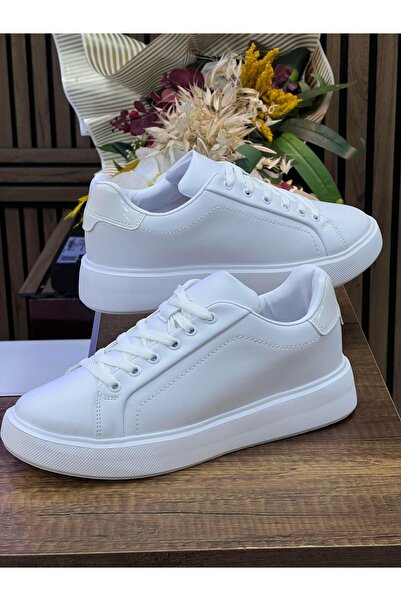 homiro Férfi fehér talpú, fűzős sportcipő