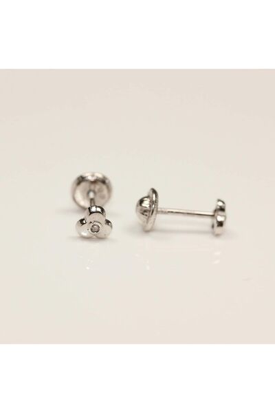 Diva Gold White gold earrings with diamond