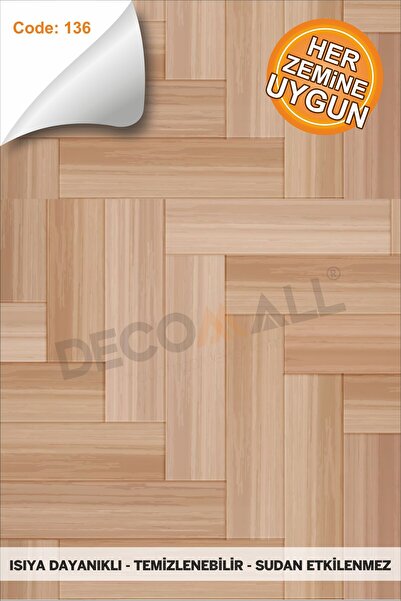 senavia farkınızı yansıtın Kendinden Yapışkanlı Suya Dayanıklı Fayans Banyo Mutfak Zemin Kaplama 100x100cm Laminasyon CODE 136