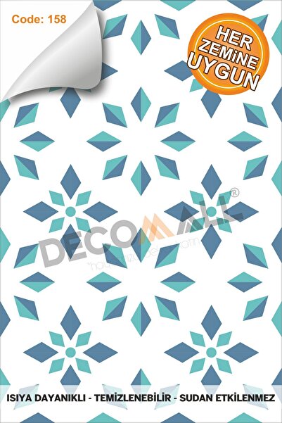 DECOMALL مقاوم للماء 100 × 100 سم أرضية المطبخ والحمام أرضيات رخامية للأثاث و...