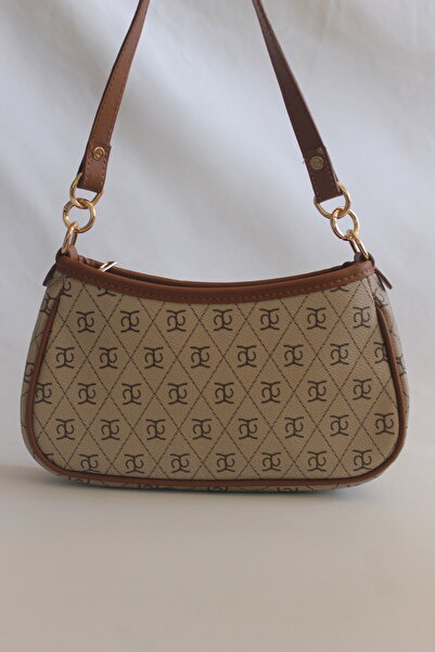 Tandi Bags Wiel Monogram Taba Baget Ve Çapraz Çanta