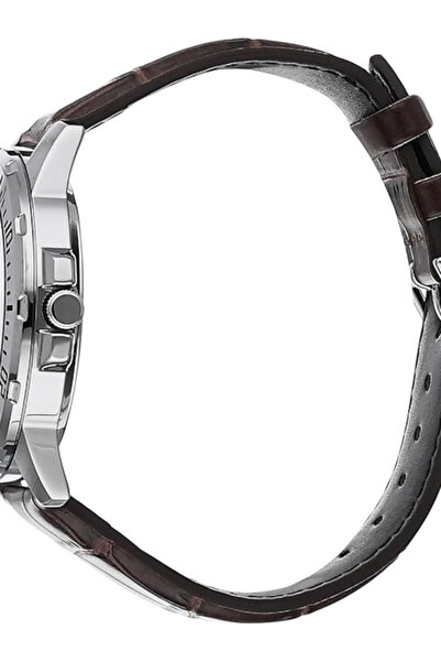 Casio Men's Leather Analog Watch MTP-VD01L-1BVUDF - 45 mm - Brown