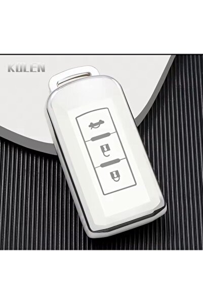 ŞENYILDIZ AKSESUAR غطاء مفتاح ميتسوبيشي أوتلاندر Asx لانسر باجيرو إكليبس أبيض-فضي، الرسمة الثانية يرجى الرجوع إليها