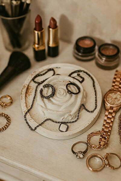 Emsay Store Διακοσμητικό πιάτο έκθεσης κοσμημάτων Luxury Glitter Stand |   Δα...