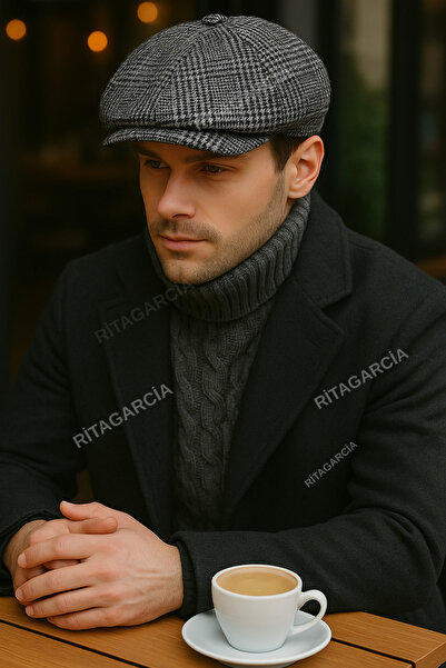 Ritagarcia Чоловіча шапка-вушанка з пір'ястими жалюзі Чаша Тканина Sapka Beanie