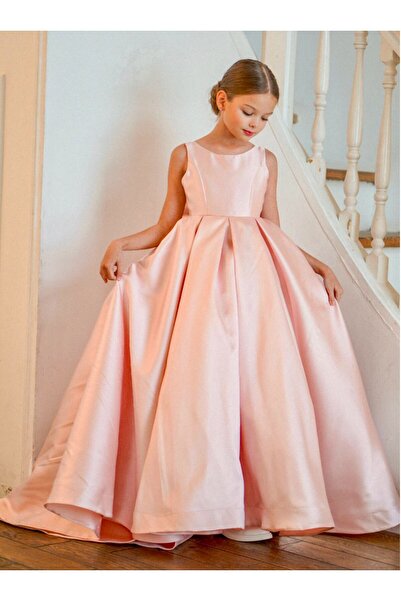 For Kids Baby Kız Çocuk Fiyonk Detaylı Tasarım Elbise