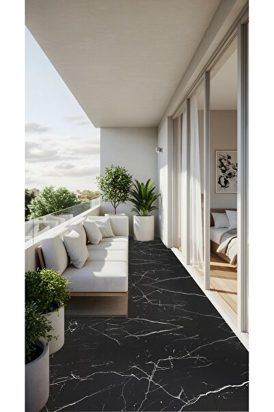 DECOMALL CodeK-13 Kendinden Yapışkanlı FOLYO KARO Suya Dayanıklı Mutfak Banyo Zemin Kaplama 30x30 Cm(4 ADET)