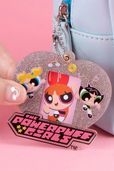 Miniso Powerpuff Girls Lisanslı Kalp Figürlü Anahtarlık