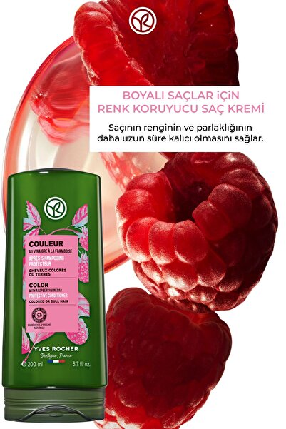 Yves Rocher Renk Koruyucu Saç Kremi - Boyalı Saçlar / Couleur -Vegan -200ml