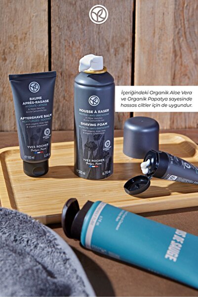 Yves Rocher Ferahlatıcı ve Yatıştırıcı Tıraş Köpüğü-Vegan-200ml