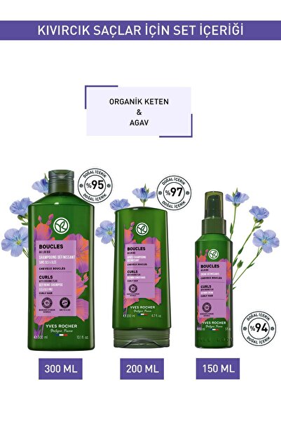 Yves Rocher Kıvırcık Saçlara Özel Bakım Seti-9916630