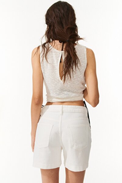 H&M Yüksek Belli Kot Şort