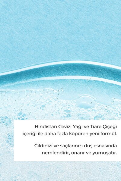 Yves Rocher Monoi Nemlendirici Saç ve Vücut Şampuanı-Monoi de Tahiti-SLS,SLES içermez,Vegan-400ml