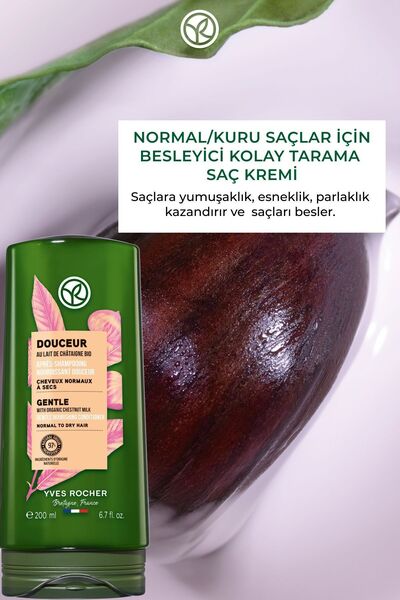 Yves Rocher Besleyici Kolay Tarama Saç Kremi - Normal / Kuru Saçlar / Douceur -Vegan -200ml
