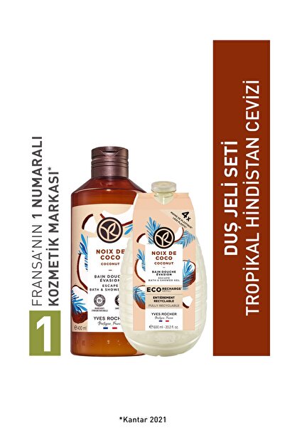 Yves Rocher Hindistan Cevizi Refill Yedek Duş Jeli Seti-9916709