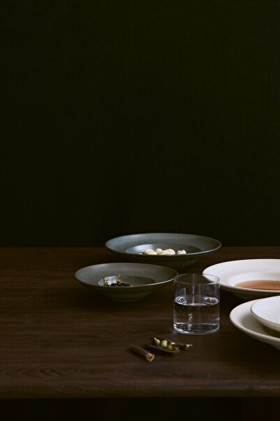 H&M 2'li Reaktif Sırlı Küçük Çukur Tabak