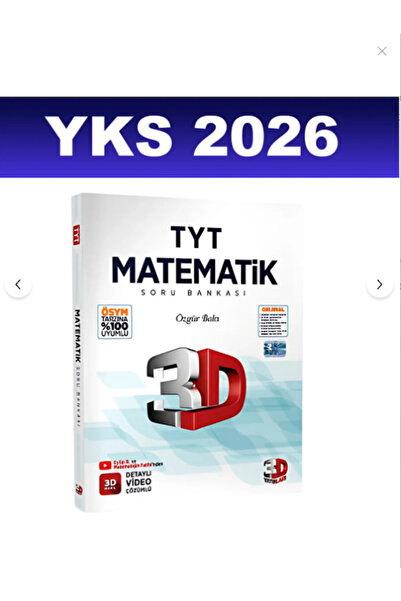 3D Yayınları 2026 3D TYT Matematik Soru Bankası