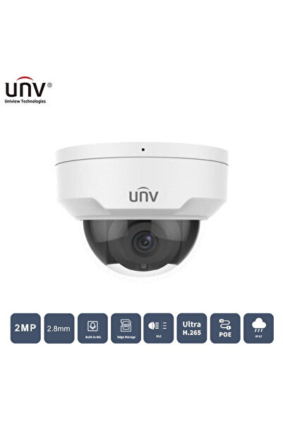 Uniview IPC322LB-ASF28K-A 2 MP IP IR Dome Güvenlik Kamerası