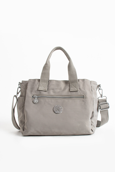 Çanta Trend Women's Water Resistant 5 Compartment Satin Fabric Hand and Shoulder Bag