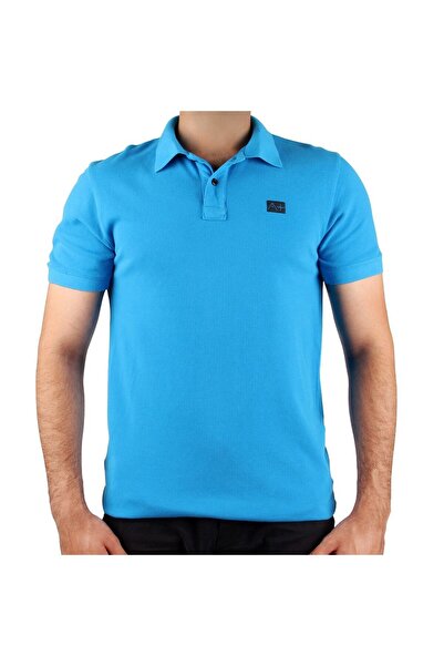 SailLakers Ανδρικό μπλουζάκι με γιακά πόλο σε μπλε χρώμα A+ Naples