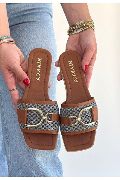 MODA55 Pier Tan Skin Slippers