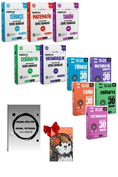 Pegem Akademi Yayıncılık 2026 Kpss Gygk Pegem Ezberbozan 5'li Soru Bankası Se...