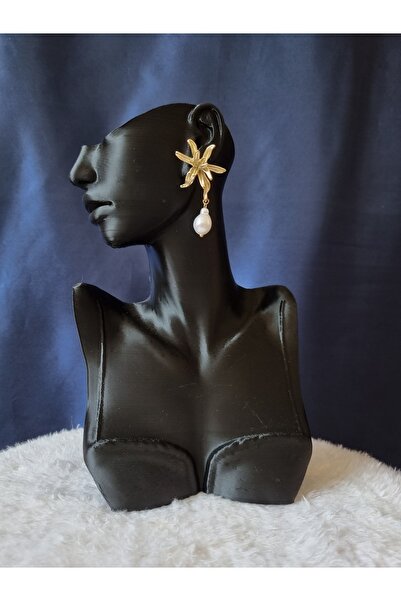 Gemnest Accessories İnci Detaylı Çelik Küpe