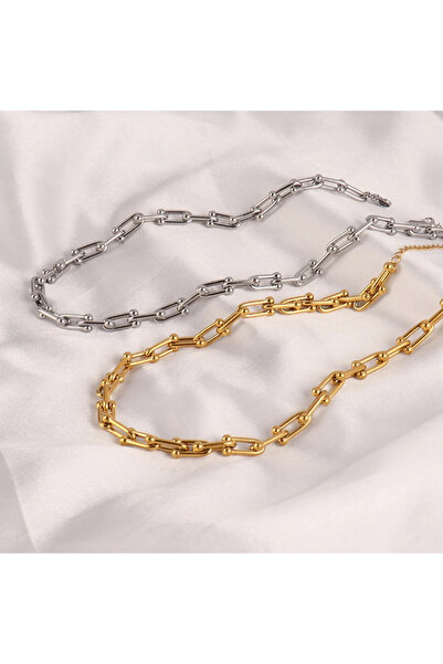 SeyCey.co قلادة تيفاني ستيل 45 سم |   فولاذ 316 لتر - غير قابل للتشويه |   هدية المرأة