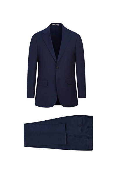 Abdullah Kiğılı Relaxed Fit Rahat Kesim Yünlü Klasik Takım Elbise