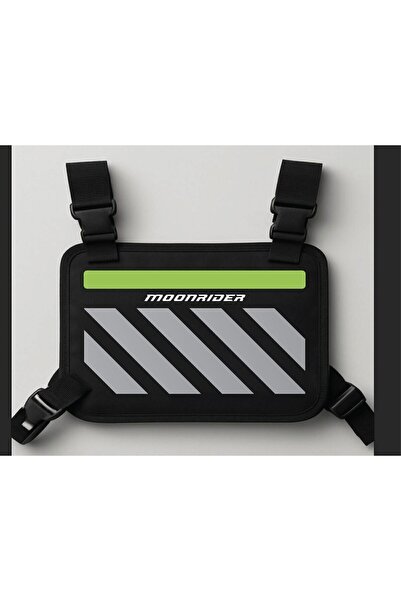 Moonrider Reflektörlü Motosiklet Göğüs Çantası Yelek Tipi Geniş Hacimli premium unisex motorcu & koşu çantası