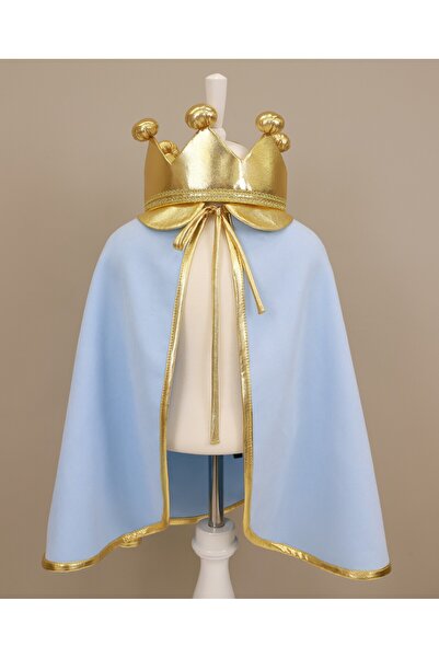 MudMarks ÇOCUK PELERİN VE KRAL TACI SETİ