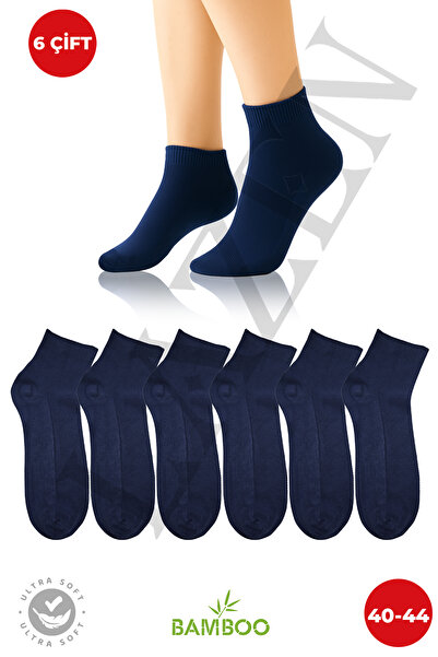Lazen Men's Bamboo Booties Socks - 6 Pair Set - Everyday Use - Comfortable So...