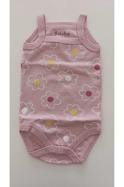 Babytoo Baby Girl Snap Body Stylish Patterned Undershirt