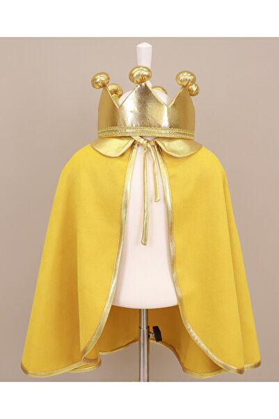 MudMarks ÇOCUK PELERİN VE KRAL TACI SETİ