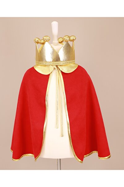 MudMarks ÇOCUK PELERİN VE KRAL TACI SETİ