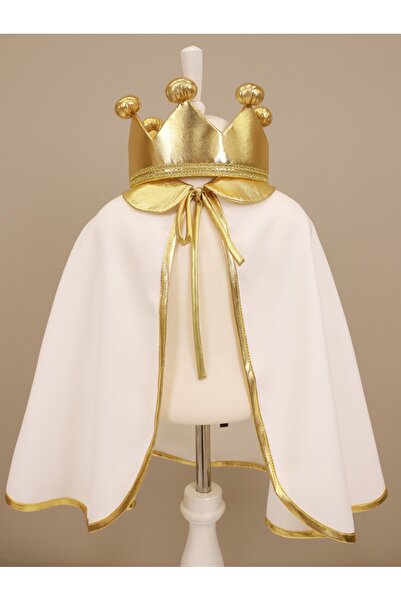 MudMarks ÇOCUK PELERİN VE KRAL TACI SETİ