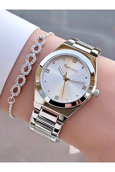 Ferrucci Kadın Gri Kol Saati Fc 762219 06