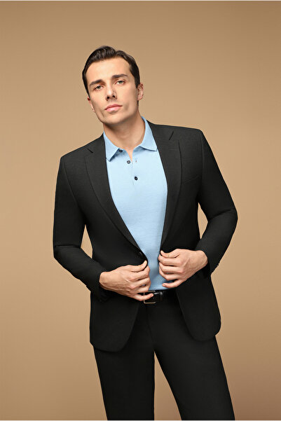 Kiğılı Relaxed Fit Rahat Kesim Yünlü Klasik Takım Elbise