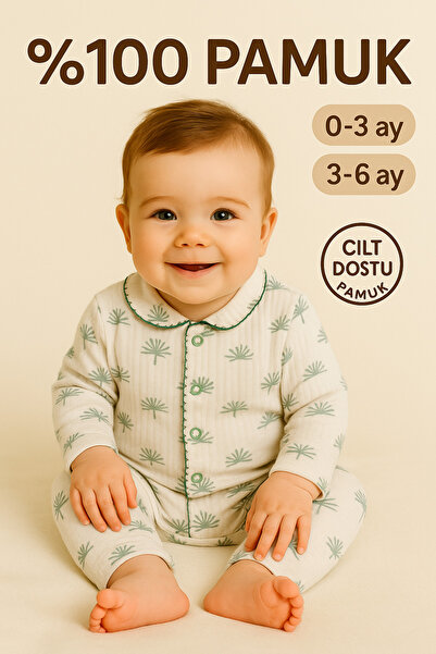 MYZİ STORE Newborn Baby Kids Pajamas Set