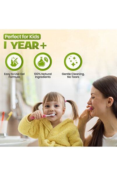 ENFANT EF Organic Plus Baby Toothpaste Gel Infant & Toddler Oral Care Organic Plus Gel 1 Year+ 30ML