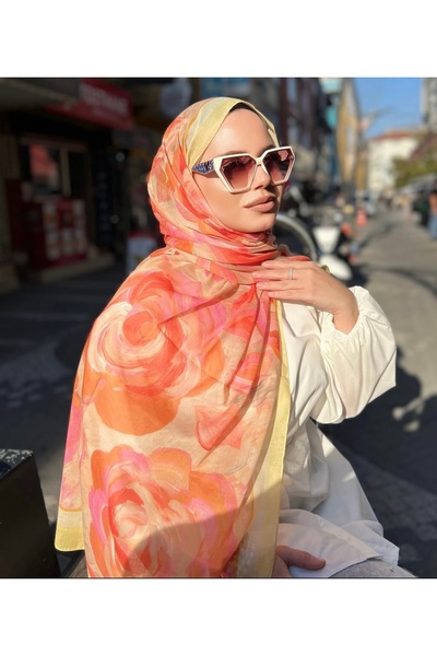 Sekine İpek Rose Soft Cotton Shal
