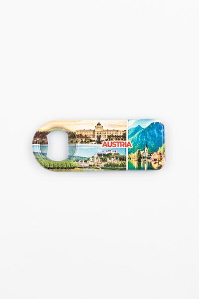 Dünyadan Hediyeler Avusturya Magnet Dik Kapak Açacak