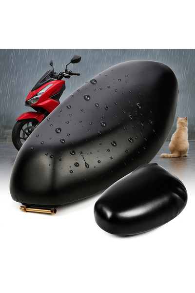 Vi Caro Piele neagră cu model Arora Cappucino Husă pentru șa din piele pentru motociclete Compatibilă cu branda