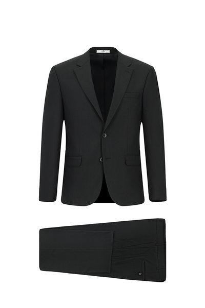 Kiğılı Relaxed Fit Rahat Kesim Yünlü Klasik Takım Elbise