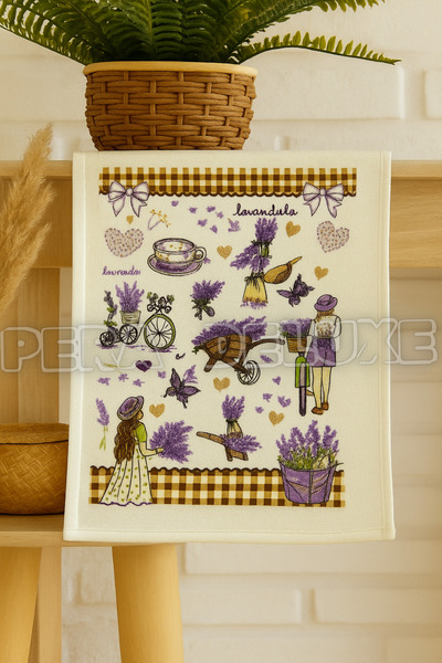 Pera Deluxe Pera Delux 100% Cotton Printed Patterned Kitchen Towel – 30X50 Tea Towel