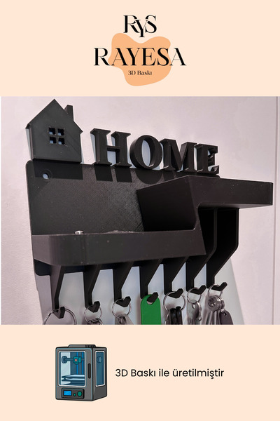 RAYESA Anahtarlık Askısı - Duvar Tipi Organizer