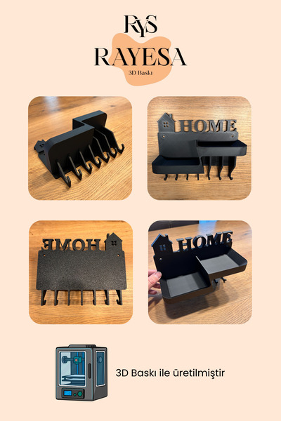 RAYESA Anahtarlık Askısı - Duvar Tipi Organizer