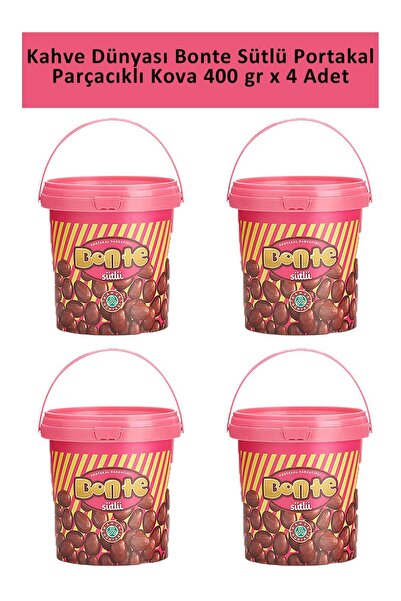 Kahve Dünyası Kahve Dünyası Bonte Portakal Parçacık Kova 400 GR x 4 Adet