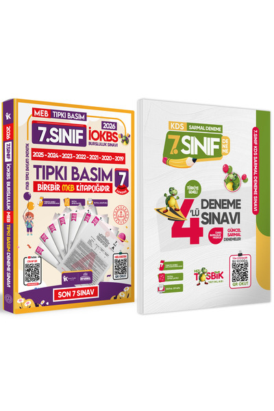 Karakutu Yayınları 2026 7.Sınıf YENİ SİSTEM İOKBS BURSLULUK Tıpkı Basım ve Sa...